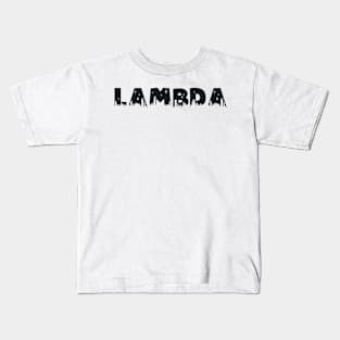 Lambda Cityscape Letters Kids T-Shirt